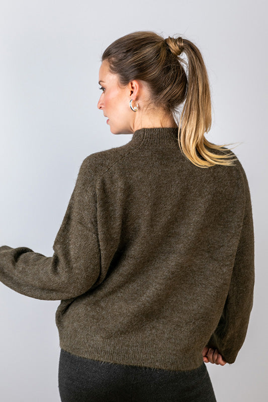 Brown Wool Knit