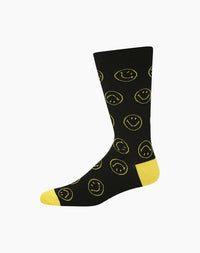 Smiley Cloud 9 | Mens Bamboo Sock