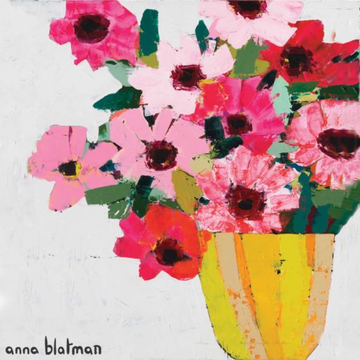 Stone Trivet Florals by Anna Blatman Artist