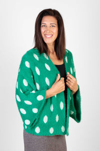 Green Spot Cardigan