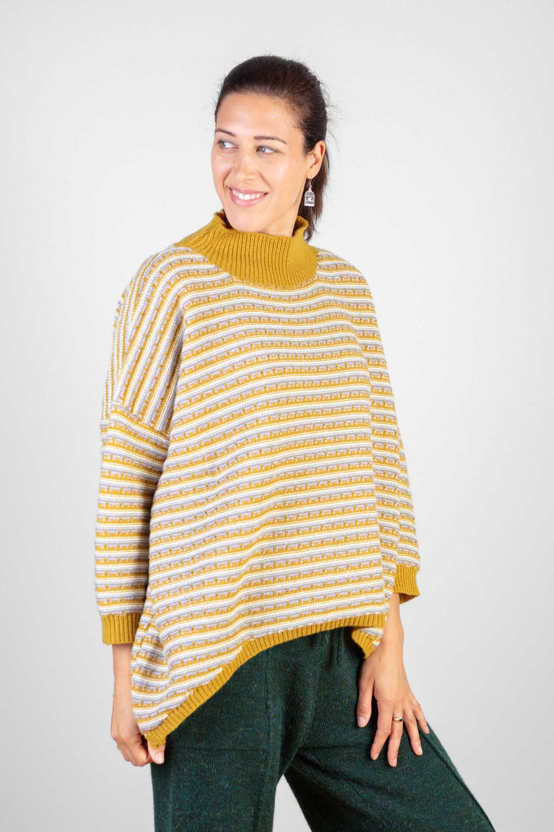 Mustard Stripe Knit