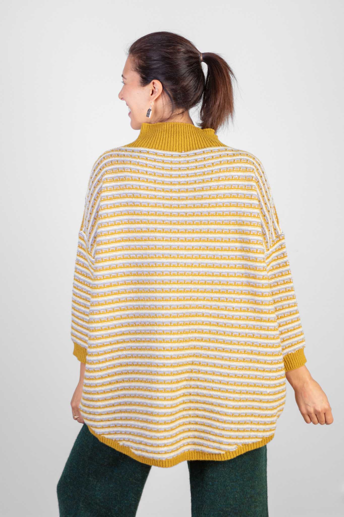 Mustard Stripe Knit