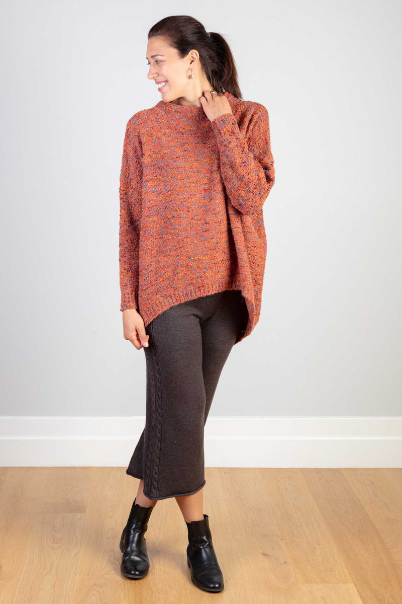 Orange Multi Knit