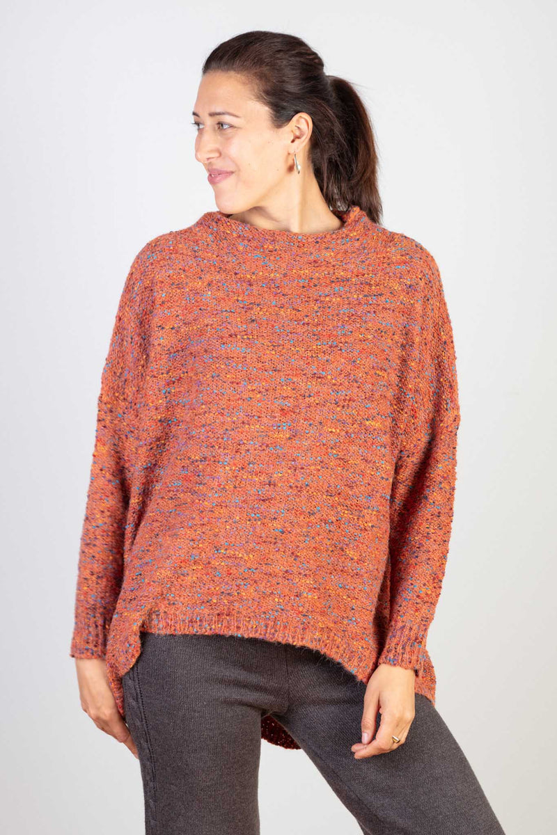 Orange Multi Knit