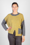 Grey & Mustard Knit