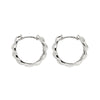 Zippy Twist Huggie Earring | Sterling Silver