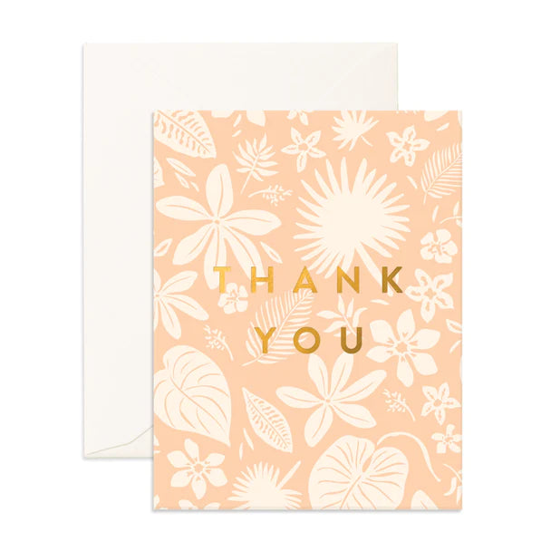 Thank You Zanzibar Greeting Card