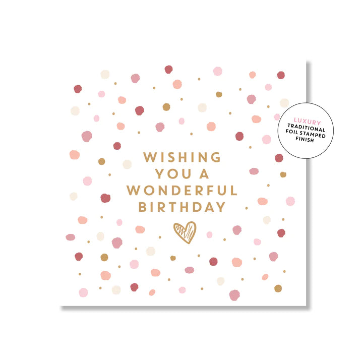 Wonderful Birthday Square | Greeting Card