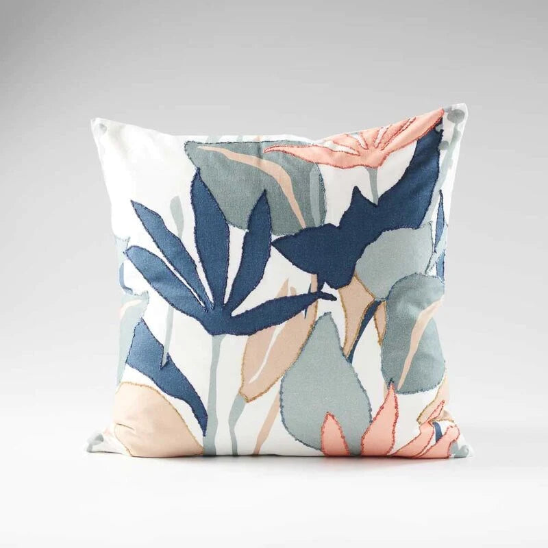 Camille Cushion | Pistachio/Navy