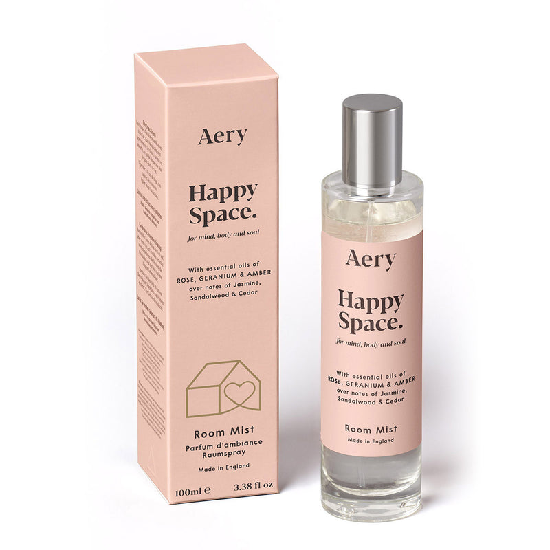 Happy Space | Rose Geranium and Amber