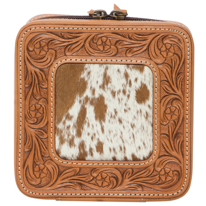 Tooling Cowhide Jewellery Box