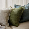 Eli Fringe Oatmeal Cushion