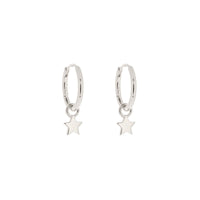 Tiny Star Huggie Hoop Earring