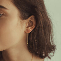 Star Stud Earring | Rose Gold