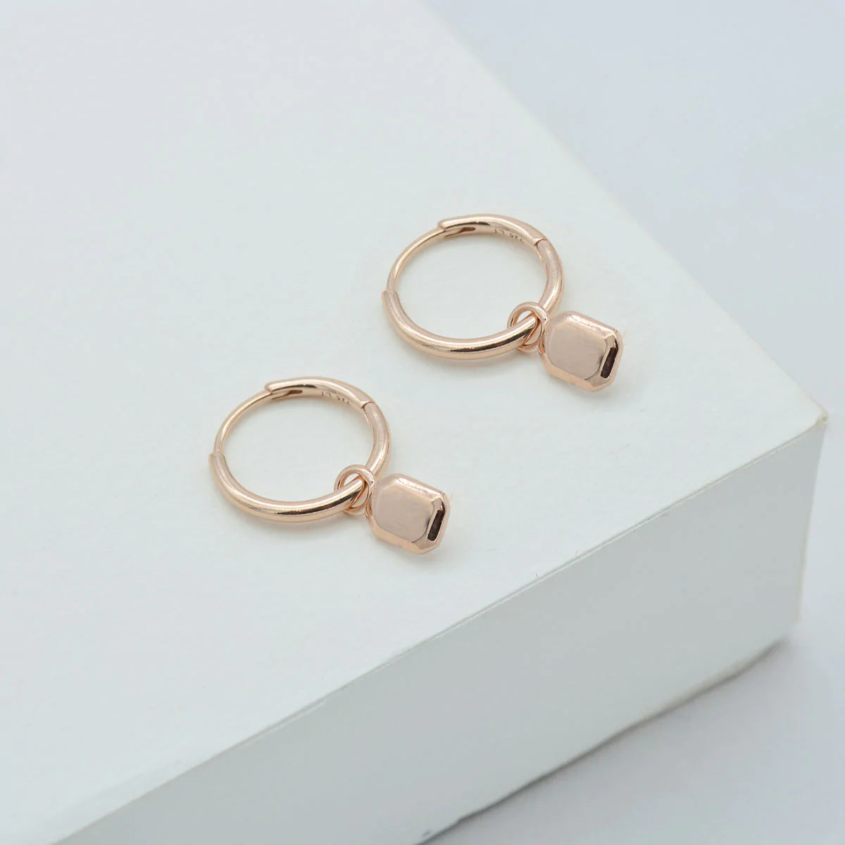 Tate Huggie Hoop Earring