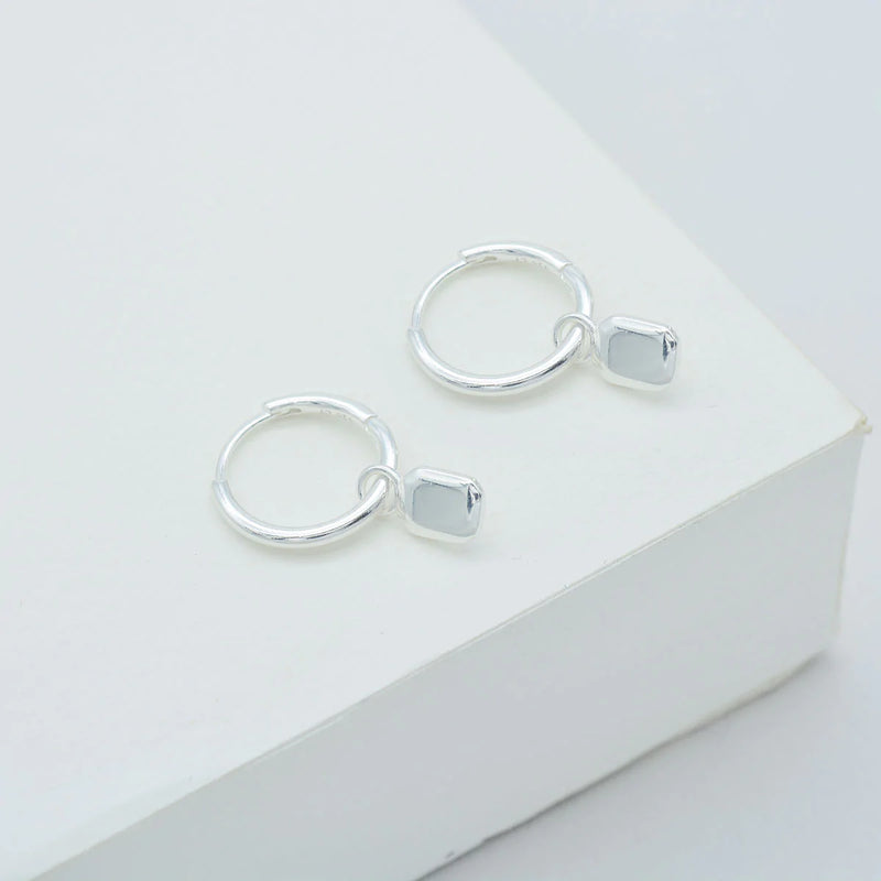 Tate Huggie Hoop Earring