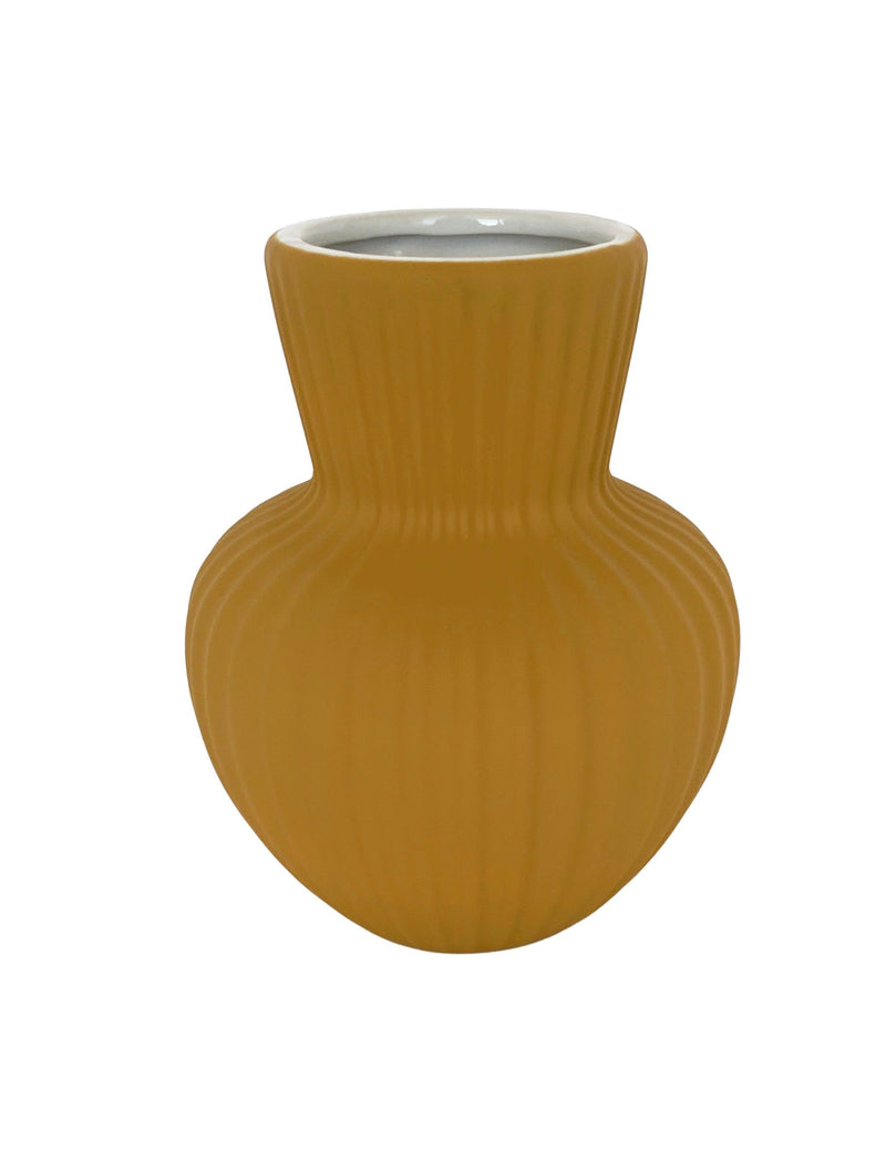 Brooklyn Vase Planter | Mustard