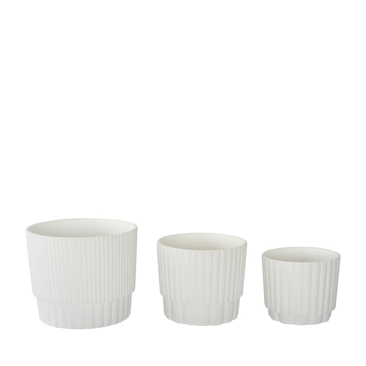 Zoey Planter | White